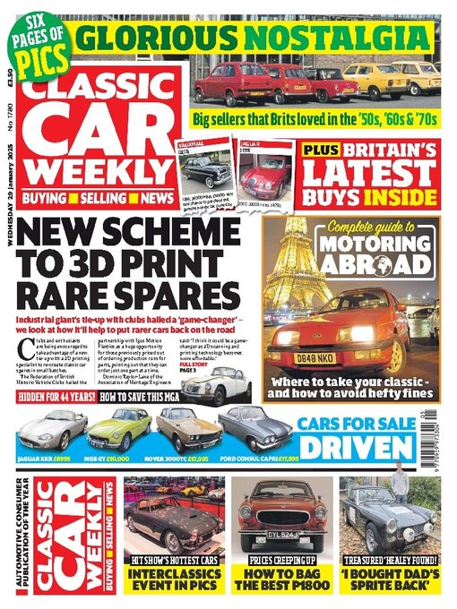 Title details for Classic Car Weekly by H BAUER PUBLISHING LIMITED - Available